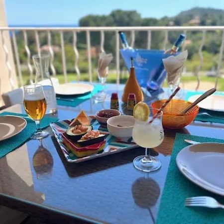 Superbe Duplex T3 Climatise Avec Terrasse Et Solarium, Magnifique Vue Et Golf דירה Saint-Raphaël