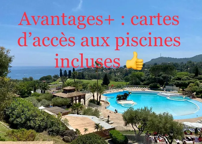 Superbe Duplex T3 Climatise Avec Terrasse Et Solarium, Magnifique Vue Et Golf Lägenhet *